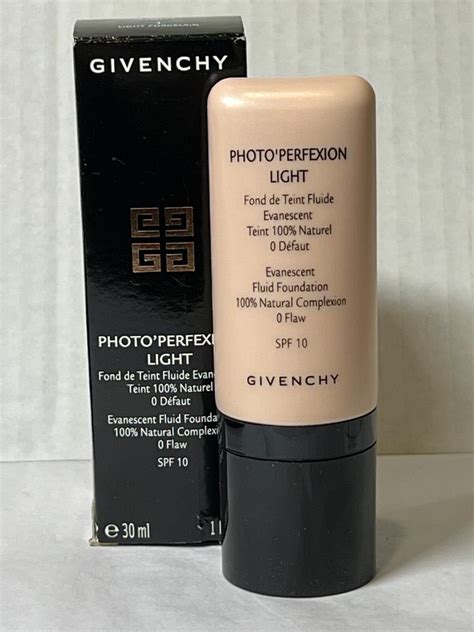 givenchy spf 10 photo'perfexion light fluid foundation|Givenchy Photo' Perfexion Light Fluid Foundation SPF10 .